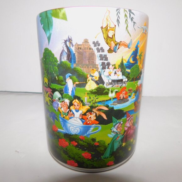 2 Disney World Parks Characters Riding Rides Mugs Grandma & Grandpa Green Purple - Picture 7 of 10